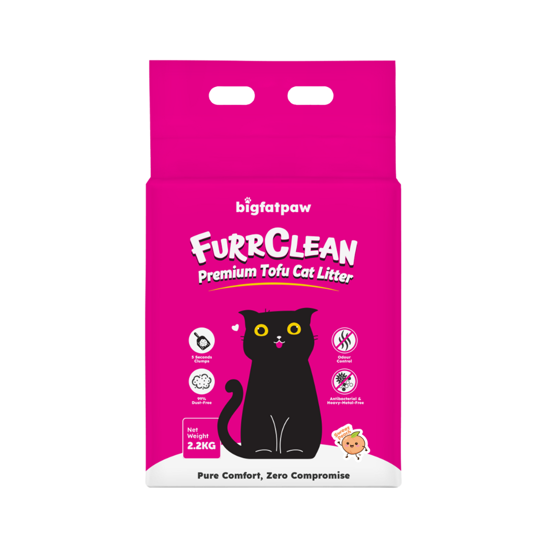 bigfatpaw FurrClean Premium Tofu Cat Litter 2.2KG