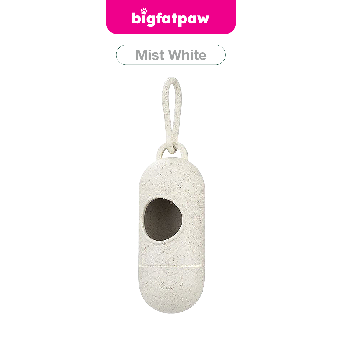 bigfatpaw FurrGear Wheat Straw Poop Bag Holder Dispenser