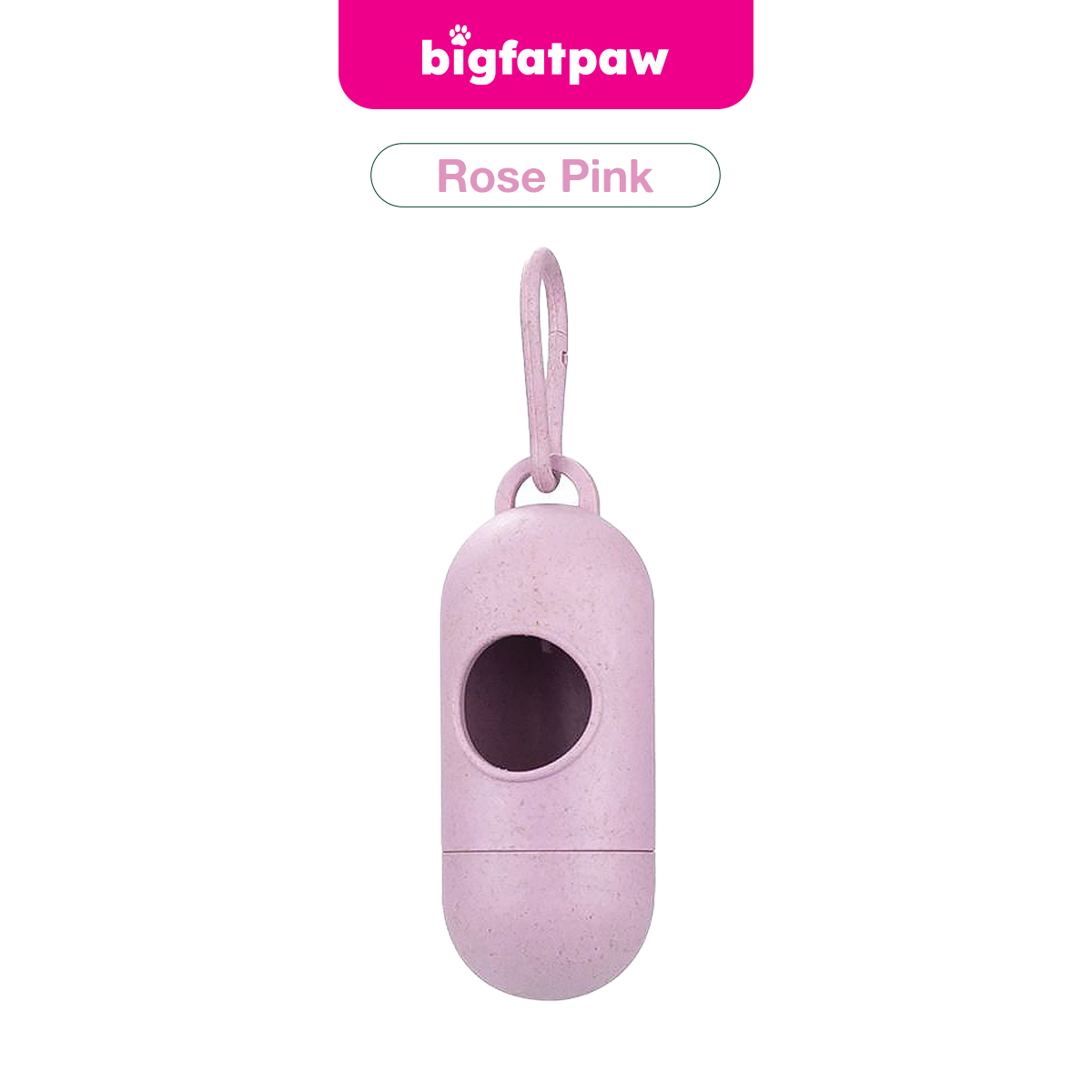 bigfatpaw FurrGear Wheat Straw Poop Bag Holder Dispenser