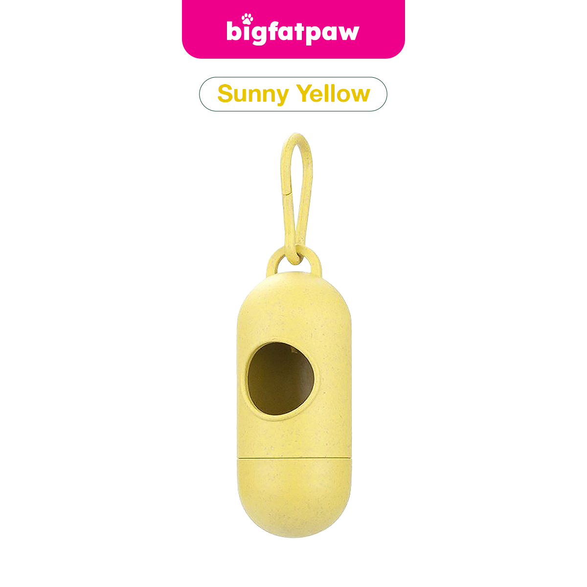 bigfatpaw FurrGear Wheat Straw Poop Bag Holder Dispenser