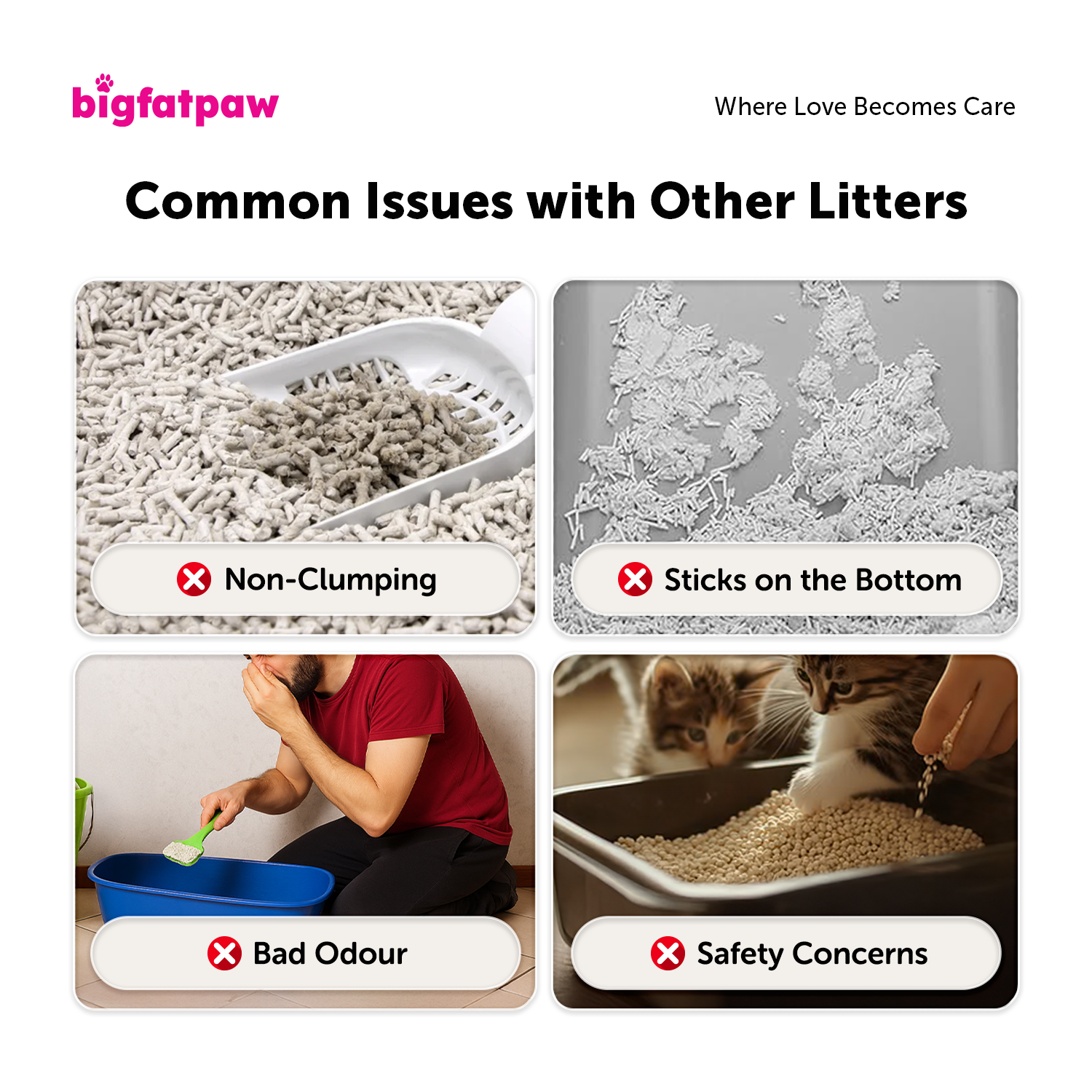 bigfatpaw FurrClean Premium Tofu Cat Litter 2.2KG