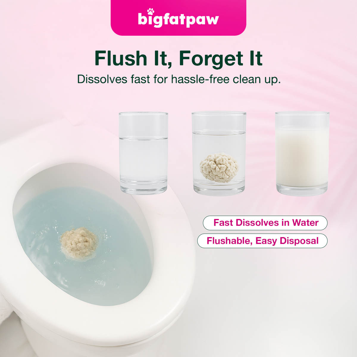 [Carton Deal 8 x 2.2kg] bigfatpaw FurrClean Premium Tofu Cat Litter 2.2KG