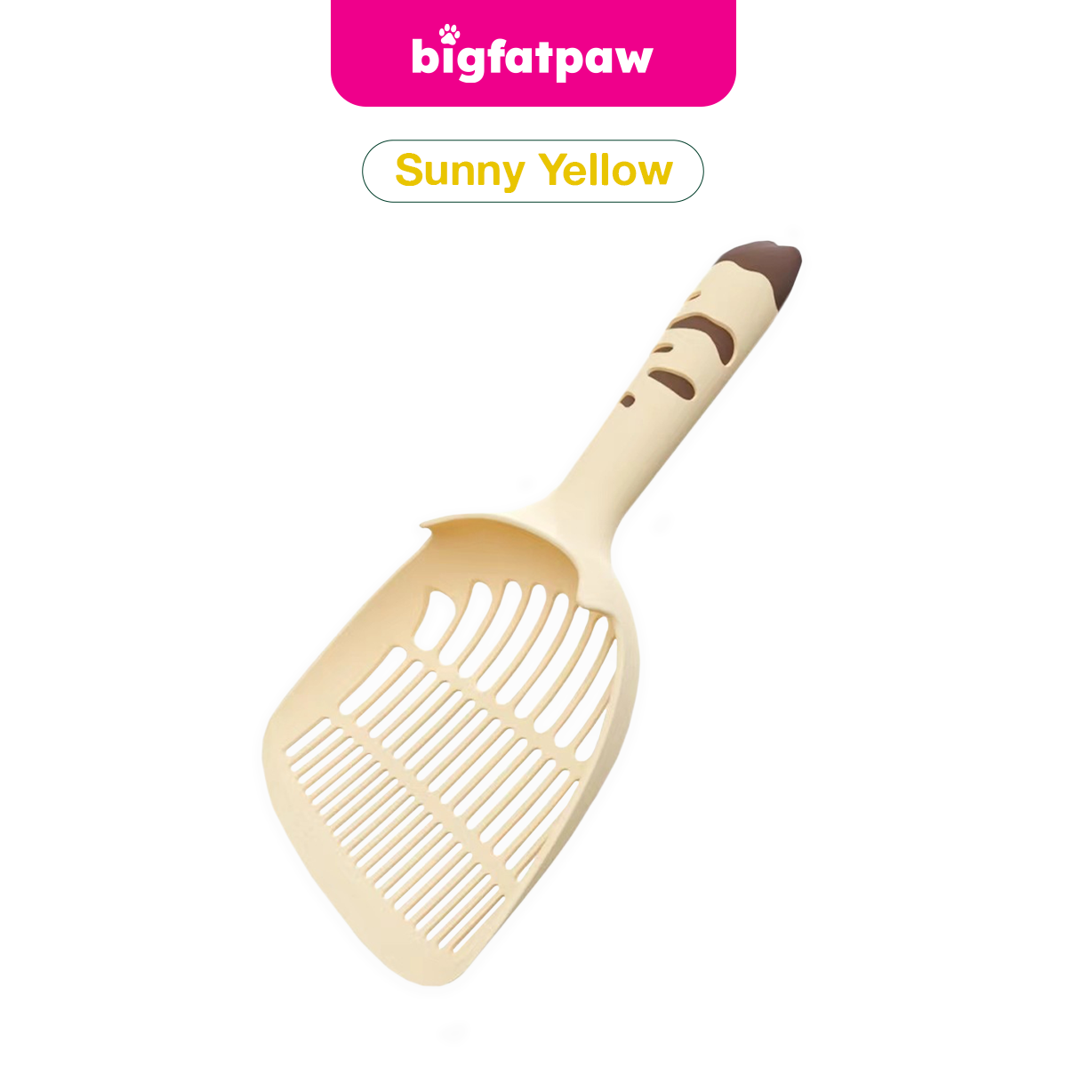 bigfatpaw Furrgear XXL Cat Litter Scoop – Large Plastic Cat Litter Shovel for Easy Cleaning