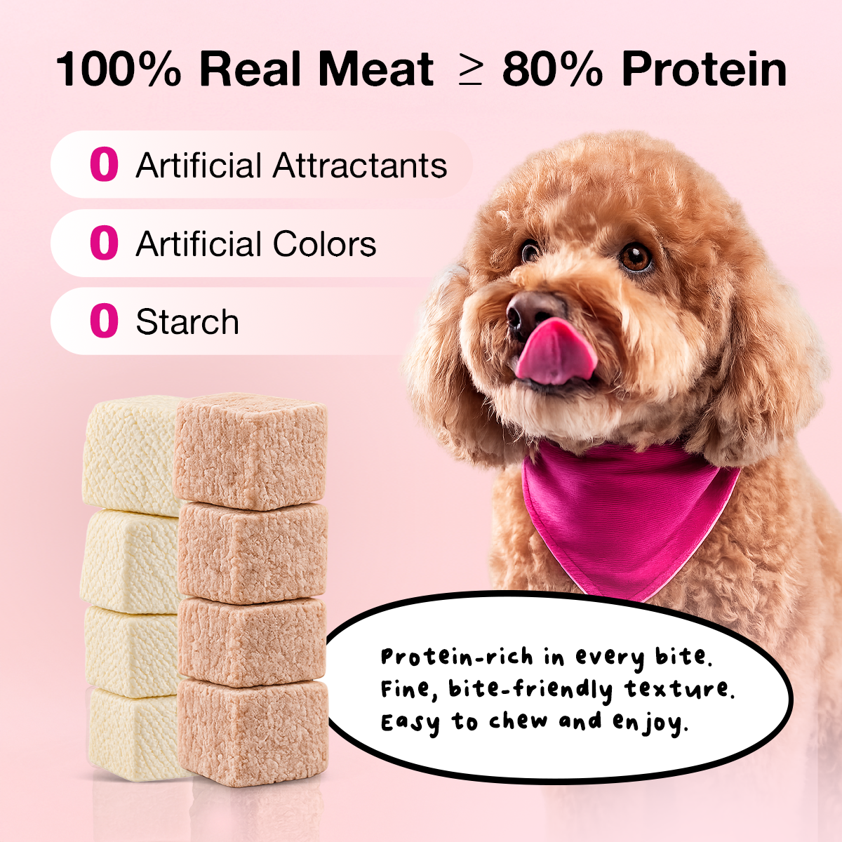 bigfatpaw Furrbite  Freeze Dried Chicken Cube & Duck Cube (100g)