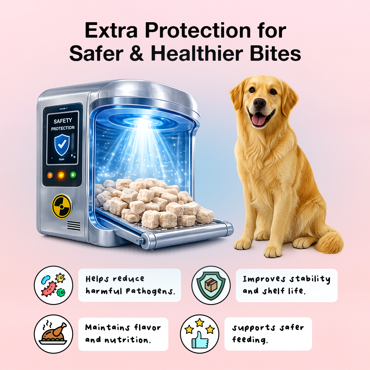 bigfatpaw Furrbite  Freeze Dried Chicken Cube & Duck Cube (100g)