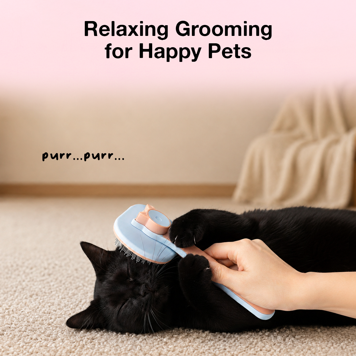 bigfatpaw Furrgear Pet Grooming Comb for Pets – Hair Removal & Deshedding Brush
