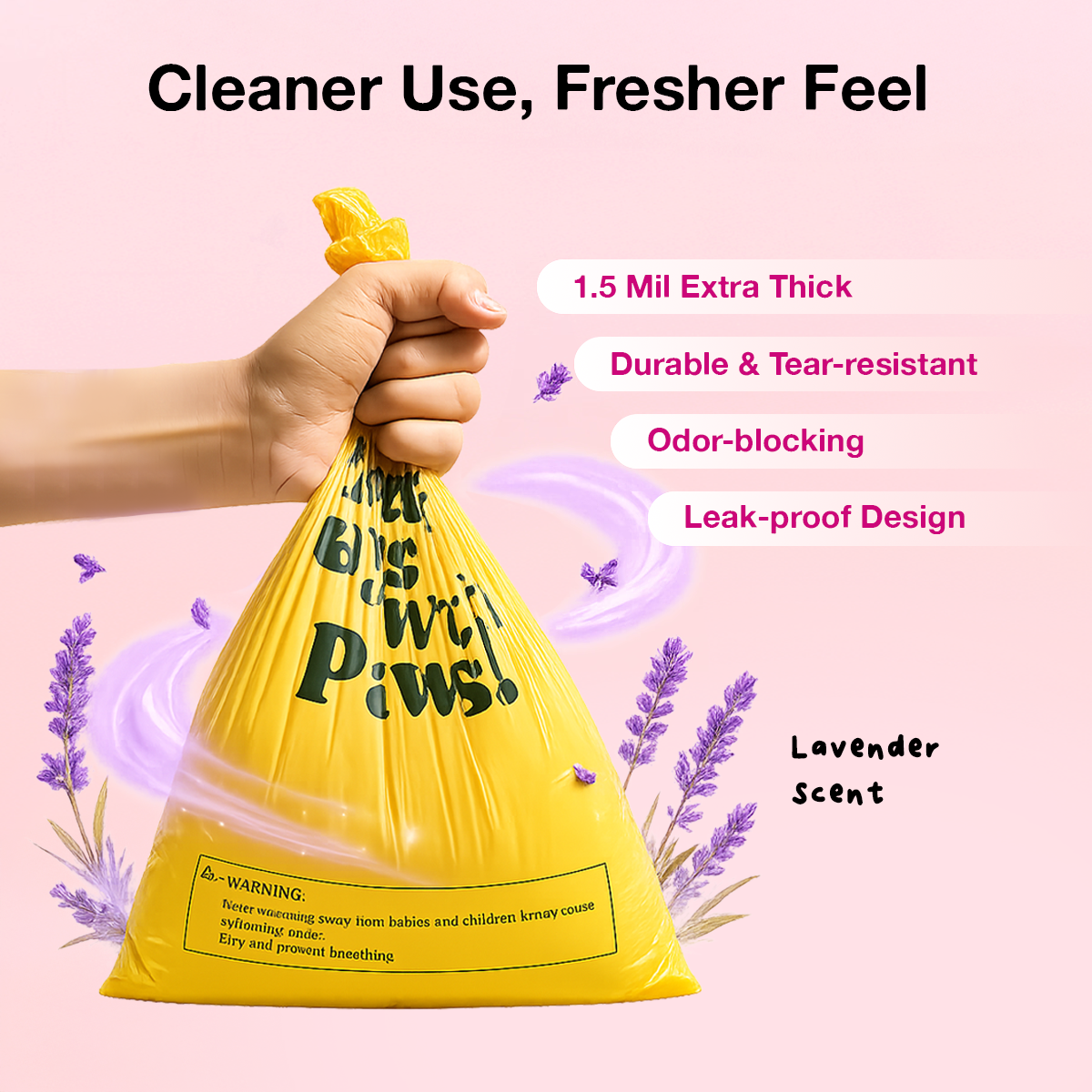 bigfatpaw FurrClean CornFresh Pet Dog Poop Bag Partially Biodegradable